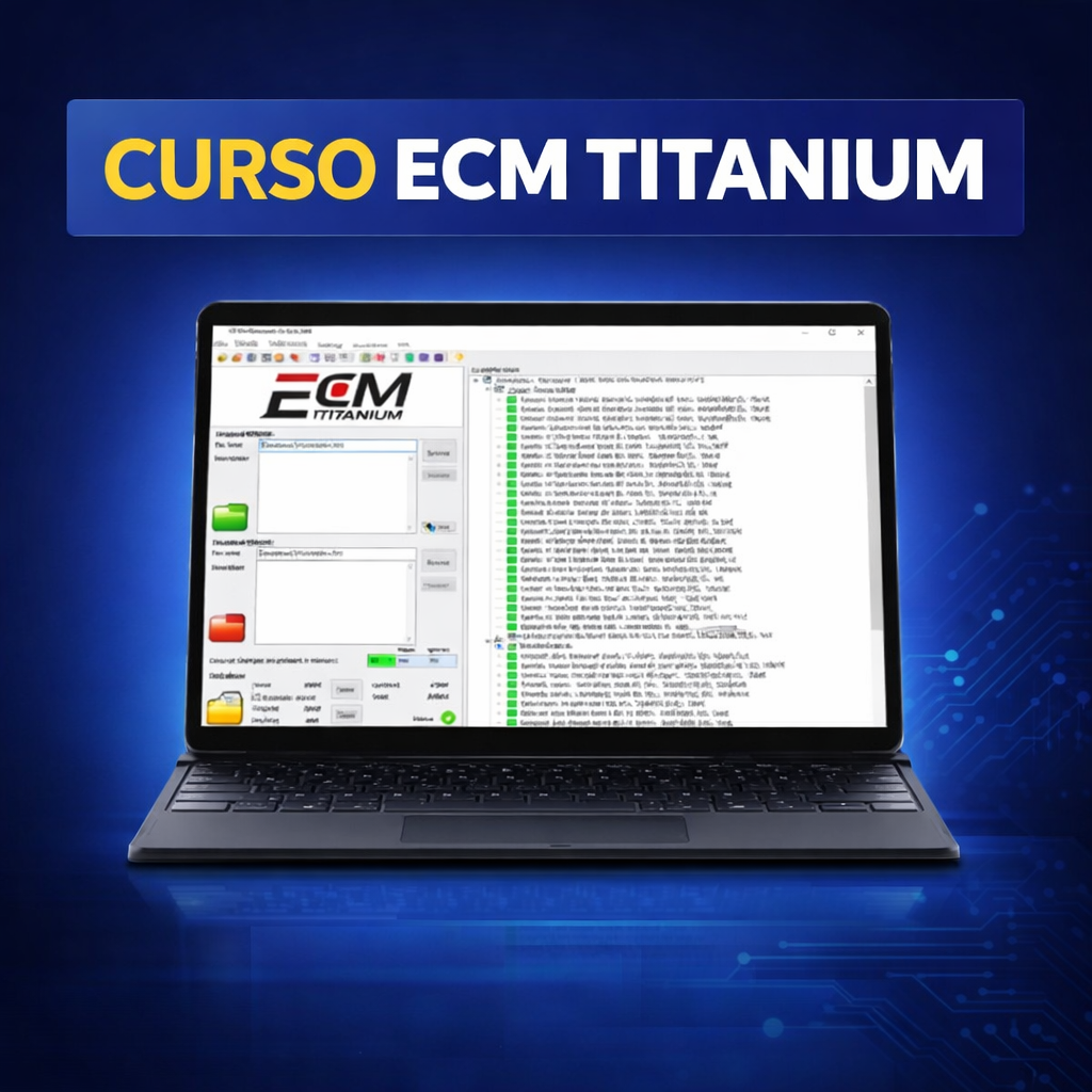 Curso Virtual ECM Titanium – Programación Profesional de Vehículos Gasolina